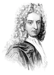 Daniel Defoe, englischer Schriftsteller, Journalist und Spion, ca. 1850