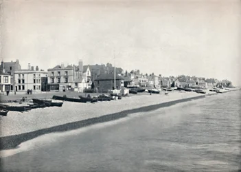 Deal - Blick entlang des Strandes, 1895