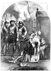 Tod von Mac Ian, das Massaker von Glencoe, 1692, 19. Jahrhundert