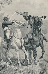 Tod von Prinz Louis bei Saalfeld, 1806, 1896