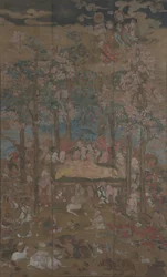 Tod des historischen Buddha Nehan-zu (15. Jahrhundert)