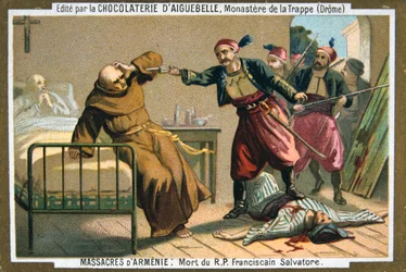 Tod des ehrwürdigen Vaters Salvatore, eines Franziskanermönchs, 1895