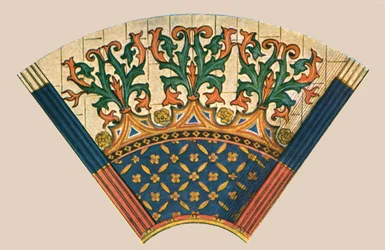 Dekoration aus der Kathedrale von Barcelona, Spanien, 1928