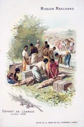 Abreise aus Loango, Juli 1896