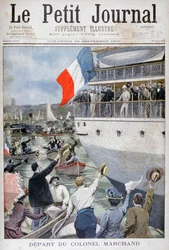 Abreise von Oberst Marchand, Marseille, 1900