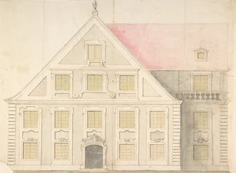 Entwurf für eine Hausfassade