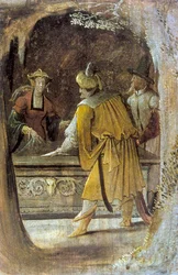 Detail vom Altarbild des heiligen Antonius, 16. Jahrhundert