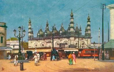 Dhurmtollah Musjid, Kalkutta, um 1902