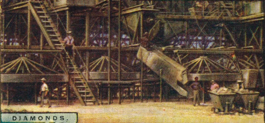 Diamanten. Waschwerk, Kimberley