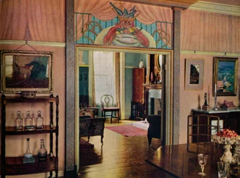 Esszimmer entworfen von C. Maresco Pearce, 1941
