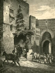 Tür der Mameluken, Die Zitadelle, Kairo, 1890