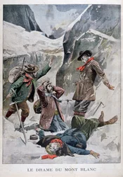 Drama am Mont Blanc, Alpen