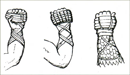 Frühe Boxhandschuhe