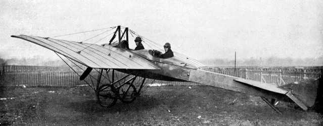 Frühes Eindeckerflugzeug, ca. 1900er Jahre
