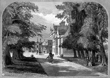 Ostfront und Haupteingang, Sandringham, Norfolk, 1887