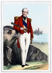 Edmund Lyons, 1. Baron Lyons, britischer Marinekommandant, 1857