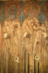 El-Moallaqah Kirche Fresko, Kairo, Ägypten