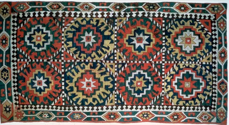 Bestickter Überzug, Kaukasus, 18. Jahrhundert