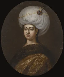 Emetullah Rabia Gülüs Sultan 1642-1715, Lieblingsgemahlin von Sultan Mehmed IV, Zweite Hälfte des 17. Jahrhunderts