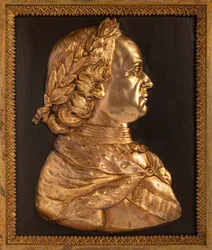 Kaiser Peter I der Große Basrelief