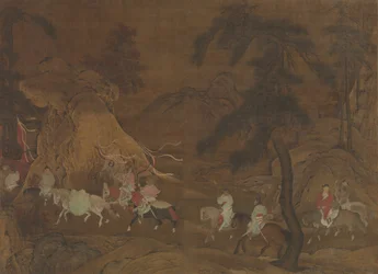 Die Flucht des Kaisers Xuanzong nach Shu, Mitte des 12. Jahrhunderts