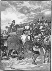 Englische Bürgerkriege: Schlacht von Naseby, Northamptonshire, 14. Juni 1645