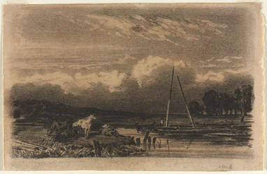 Englische Ansicht, nach Jules Dupré, 1800er
