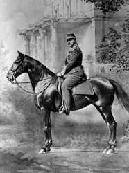 Reiterporträt von Zar Alexander II. von Russland