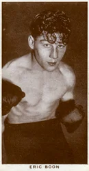 Eric Boon, britischer Boxer, 1938