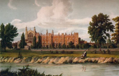 Eton College vom Fluss aus, 1911