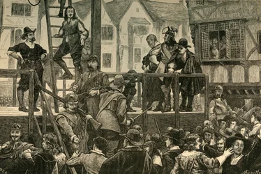 Hinrichtung von Tomkins und Challoner, 1897
