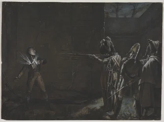 Hinrichtung des Herzogs von Enghien, 21. März 1804, ca. 1870