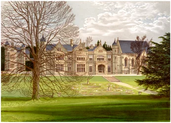 Exton House, Rutland, Heim des Earl of Gainsborough, um 1880