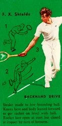 F. X. Shields - Rückhand Drive, um 1935