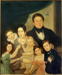 Familienbildnis Johann von Liebieg