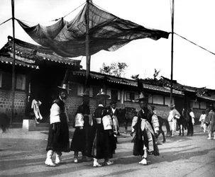 Fest zu Ehren des Kaisers von Japan, Korea, 1900