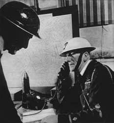 Fünfzigtausend Vorfälle wurden während des Blitzes an die Londoner Kontrollzentren gemeldet, 1941-1942