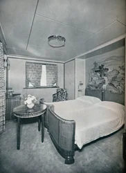 Erste Klasse Kabine de Luxe an Bord der Victoria, 1931