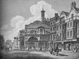 Fleet Street im 18. Jahrhundert, 1907