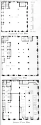 Grundrisse, Johns-Manville-Gebäude, New York City, 1924