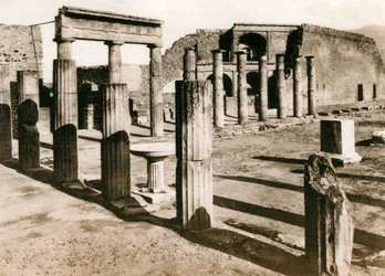 Foro triangolare, Pompeji, Italien, um 1900