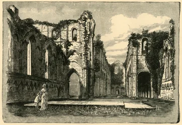 Fountains Abbey, 1898