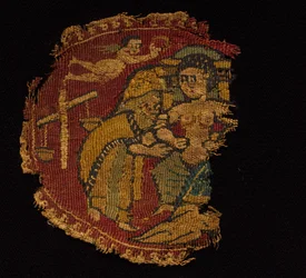 Vier Segmenta von einer Tunika, 650 - 750