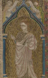 Fragment eines Orphreys, Britisch, 13. Jahrhundert