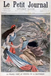 Frankreich unterstützt Martinique, 1902