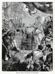 Francis Drake von Elisabeth zum Ritter geschlagen, 1882