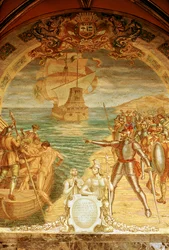Francisco Pizarro ca. 1478-1541, spanischer Konquistador