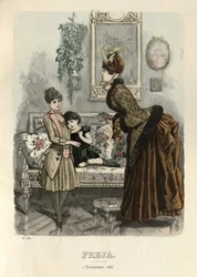 Freja illustrierte skandinavische Modezeitung