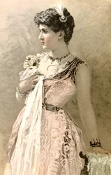 Französische Postkarte, ca. 1900