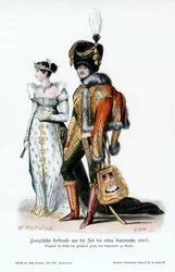 Französische Hofkleidung zur Zeit des ersten Kaiserreichs, 1807
